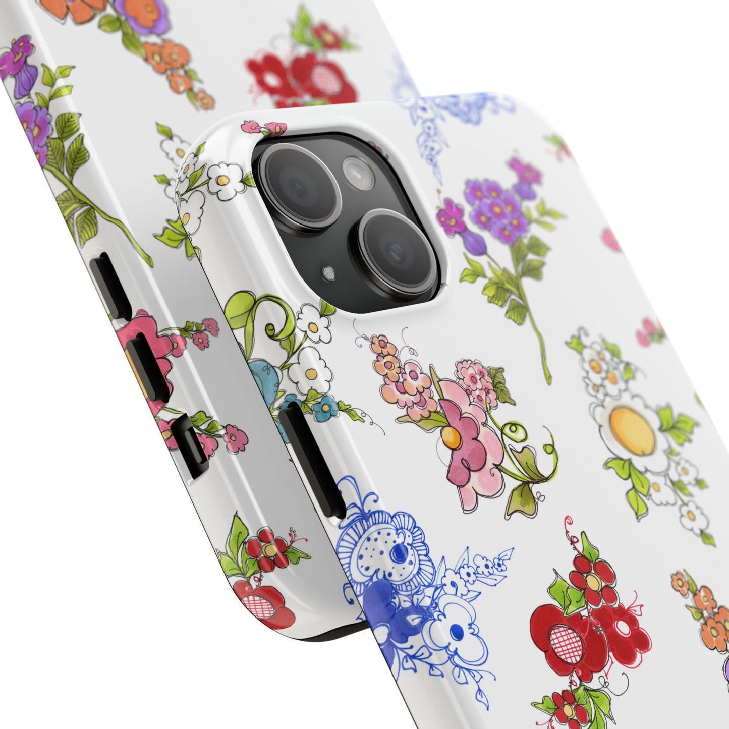Mixed Bouquets White Phone Case