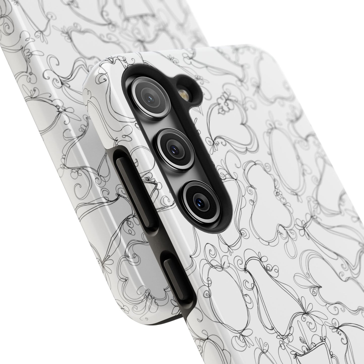 Frames White / Black Phone Case