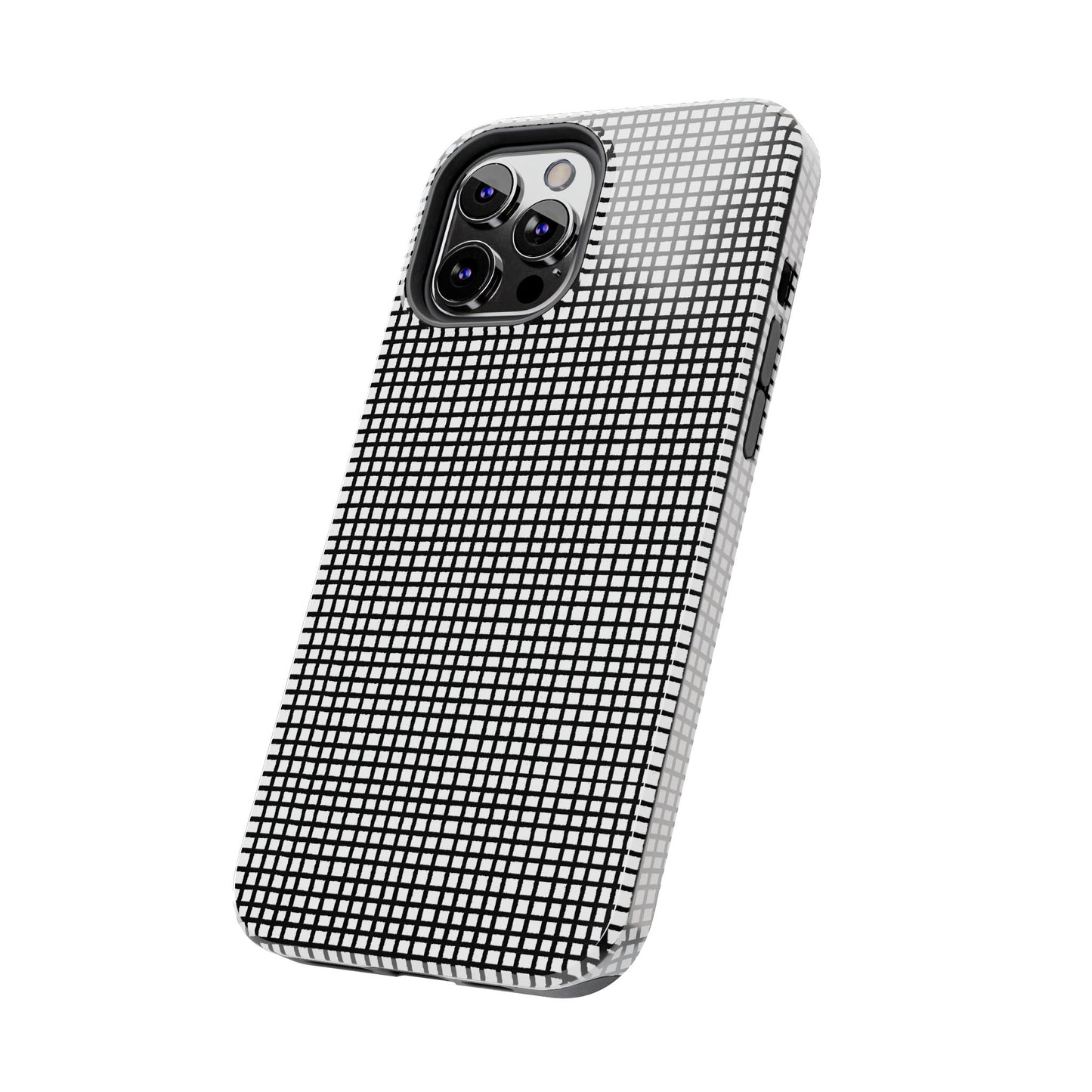 Chipper Check Black Phone Case
