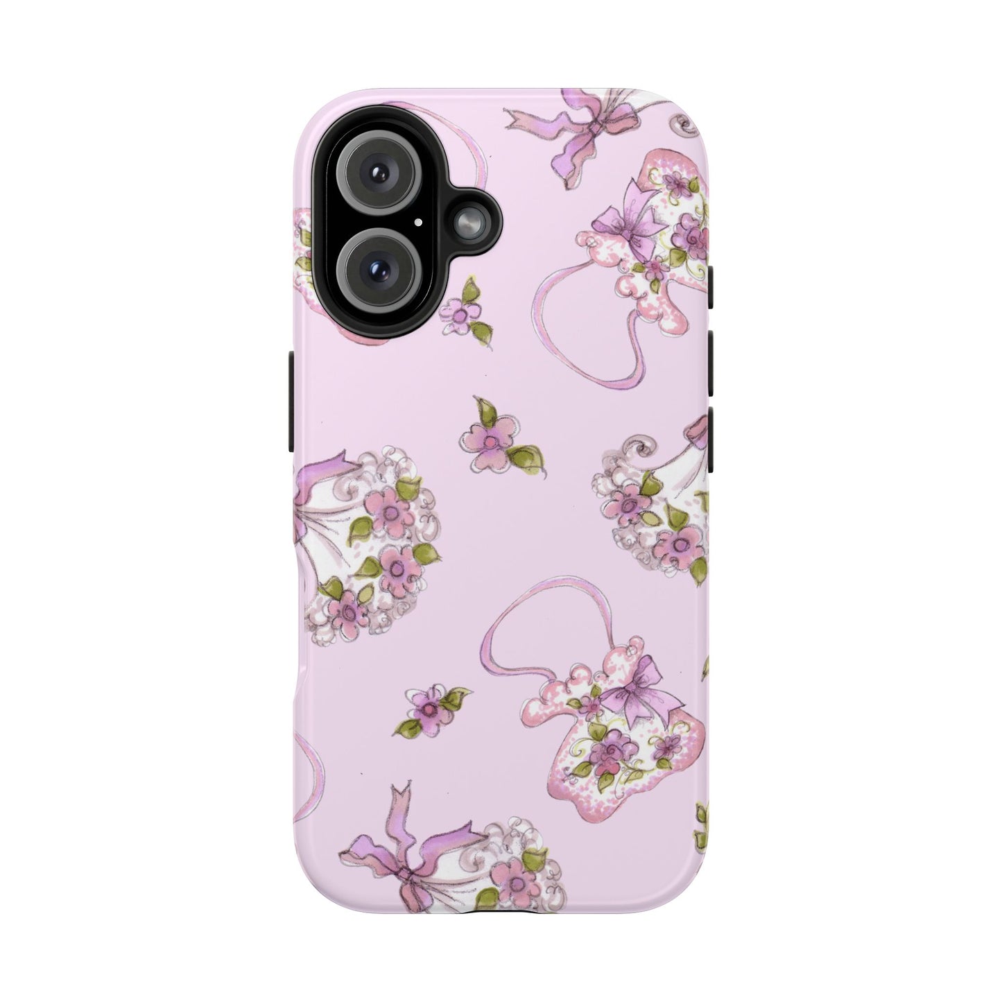Flower Model Hand Bag Phone Case
