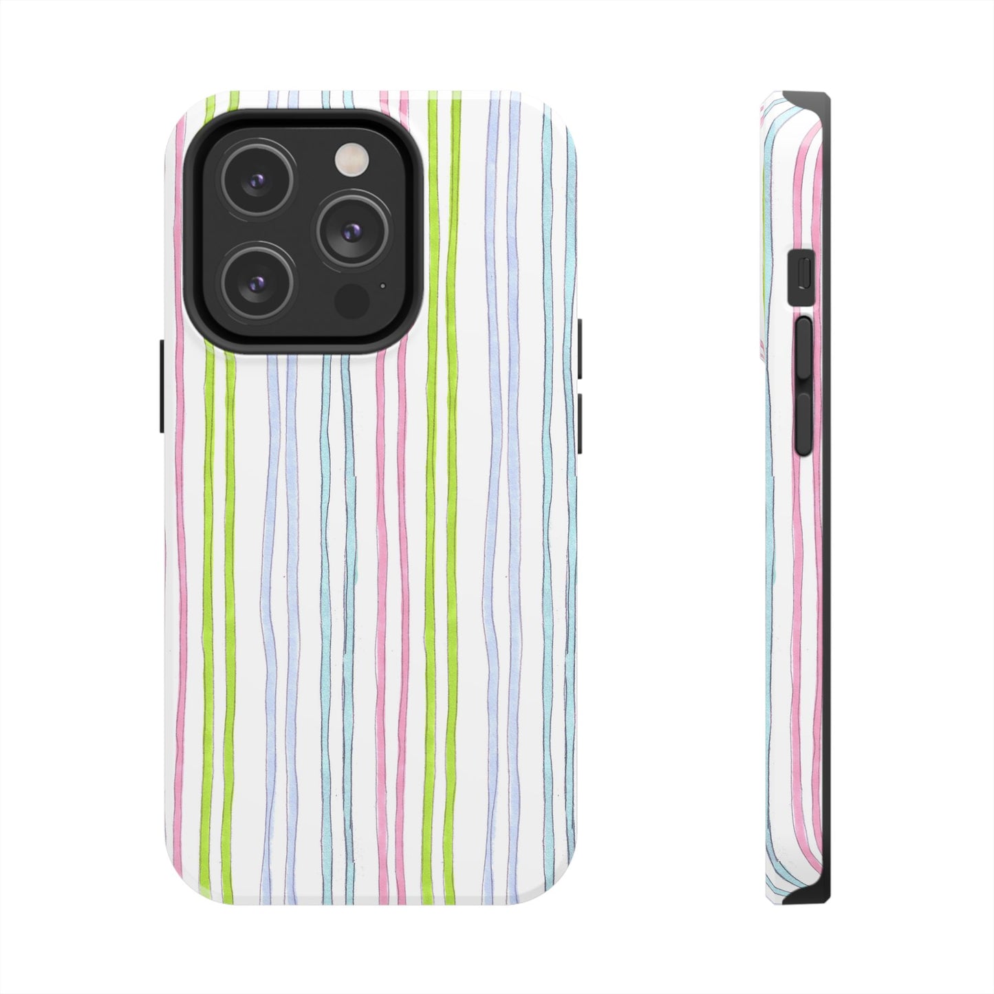 Belle Stripe White Phone Case