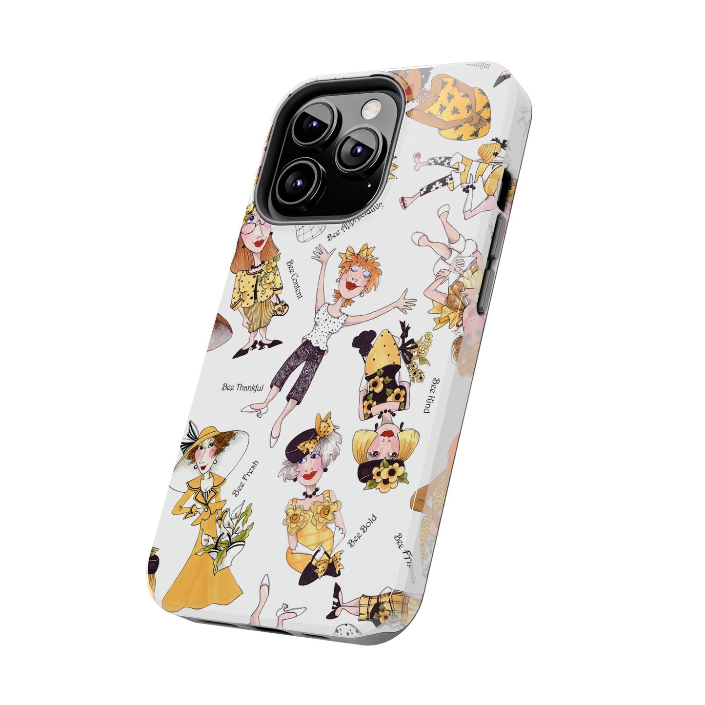 Bee Tossed White Phone Case