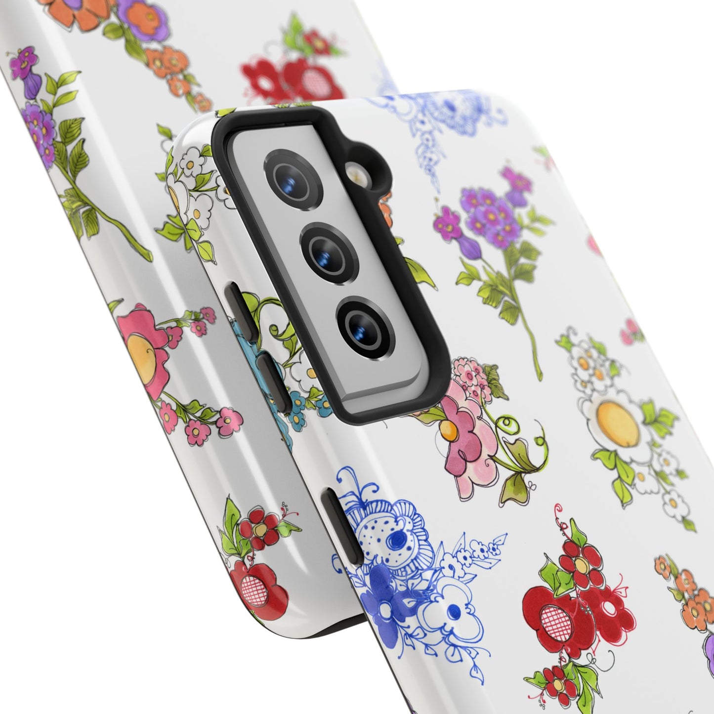 Mixed Bouquets White Phone Case