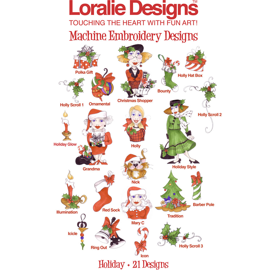 Machine Embroidery Design Collections - DOWNLOADS – Loralie Designs