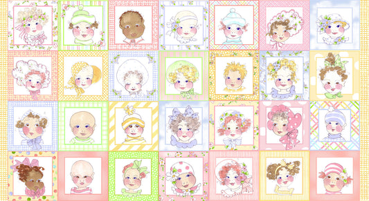 Baby Face Fabric Panel