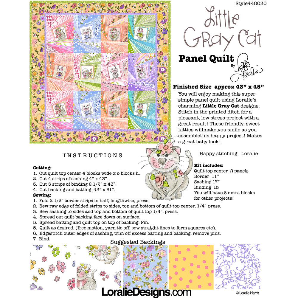 Happy Baby Quilt Kit – Loralie Designs