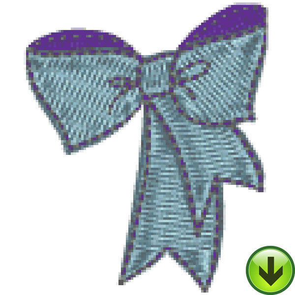 Petal Power Solid Bow Embroidery Design | DOWNLOAD