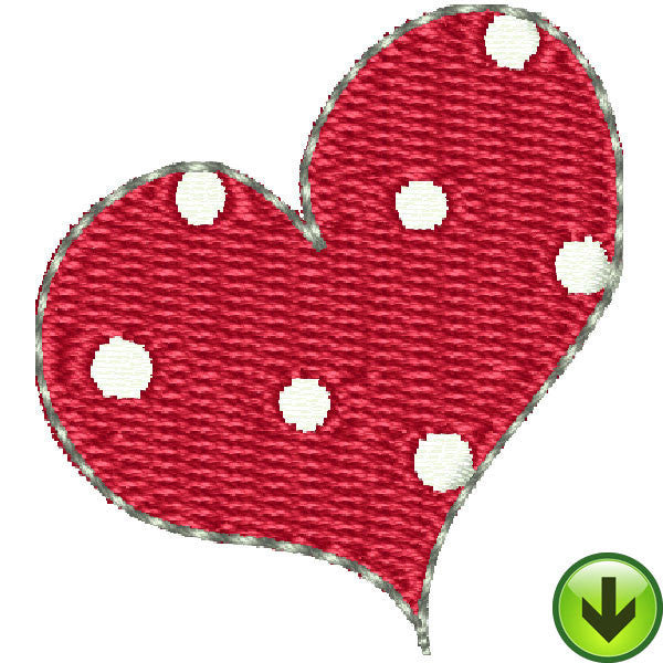 Pincushion Lady Heart Embroidery Design | DOWNLOAD