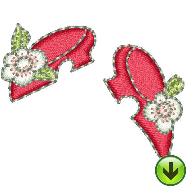 Pincushion Lady Shoes Embroidery Design | DOWNLOAD