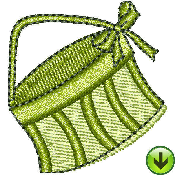 Serious Shopper Hat Box Embroidery Design | DOWNLOAD