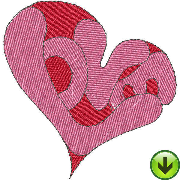 Love Heart Embroidery Design | DOWNLOAD