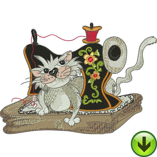 Fancy Cats Embroidery Machine Design Collection