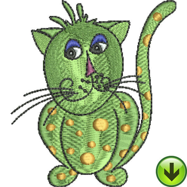 Cool Cats Embroidery Machine Design Collection