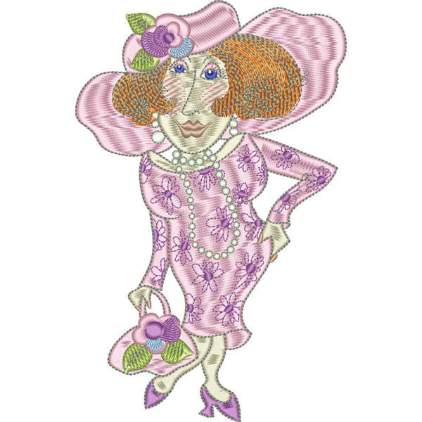 Aunt Hattie Embroidery Design | DOWNLOAD