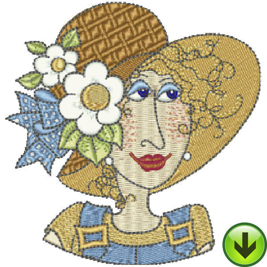 Daisy Mugshot Embroidery Design | DOWNLOAD