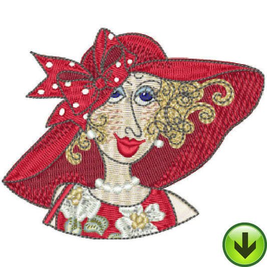 Serious Shopper Mugshot Embroidery Design | DOWNLOAD