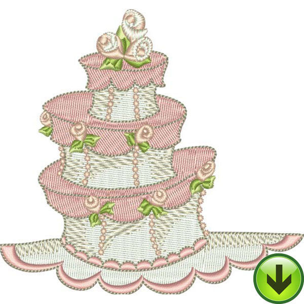 Quirky Cake Embroidery Design | DOWNLOAD