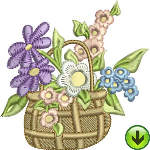 Garden Party 1 Embroidery Machine Design Collection