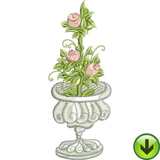 Three Roses Embroidery Design | DOWNLOAD