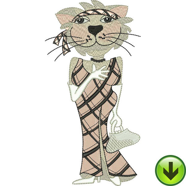 Lady Laverne Embroidery Design | DOWNLOAD