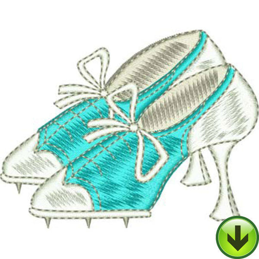 Well Heeled Embroidery Design | DOWNLOAD