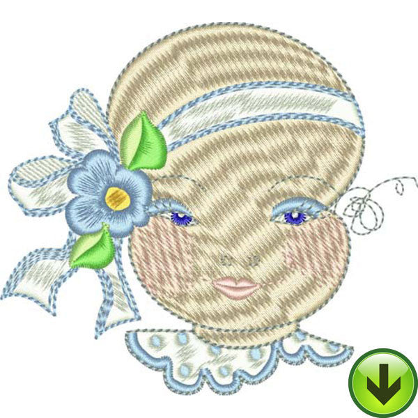 Baby Face 3 Embroidery Machine Design Collection