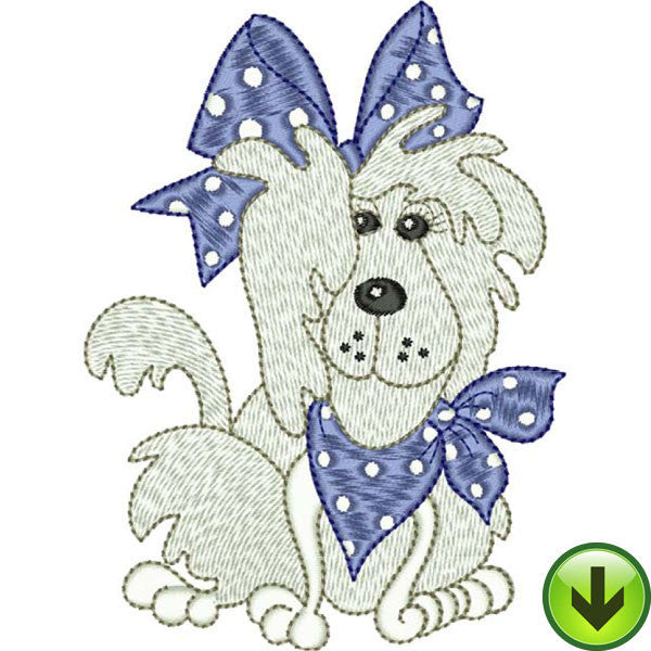 Bandana Dog Embroidery Design | DOWNLOAD