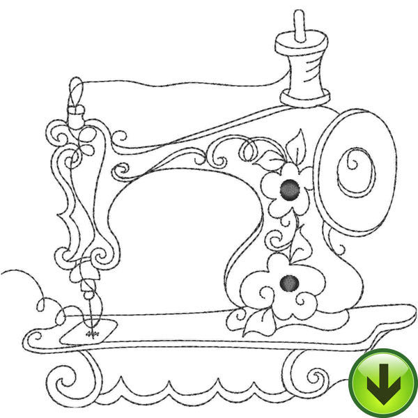 Fancy Machine 1 Embroidery Design - Instant Download – Loralie Designs