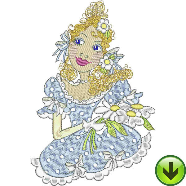 Belle Beauty Embroidery Design | DOWNLOAD