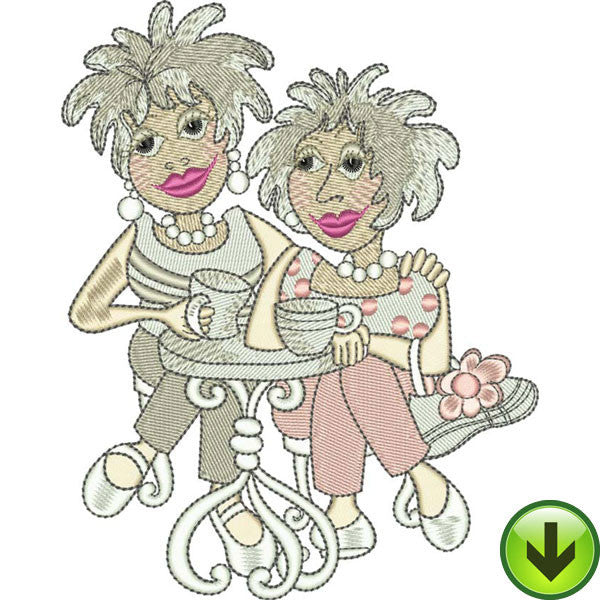 Bistro Buddies Embroidery Design | DOWNLOAD