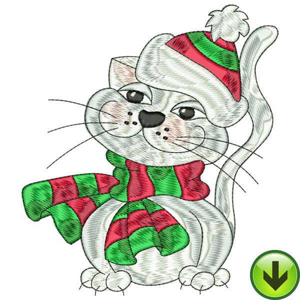 Kitty Kitty Christmas Embroidery Machine Design Collection