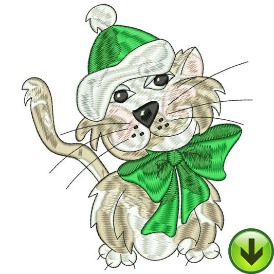 Gato Verde Embroidery Design | DOWNLOAD