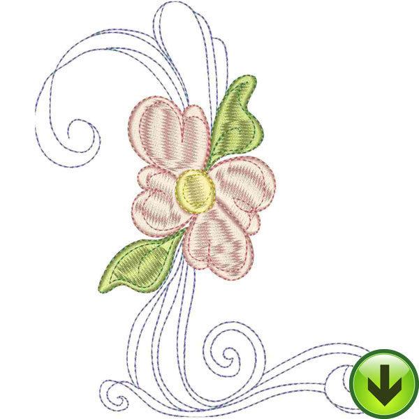 L Upper Case Embroidery Design | DOWNLOAD