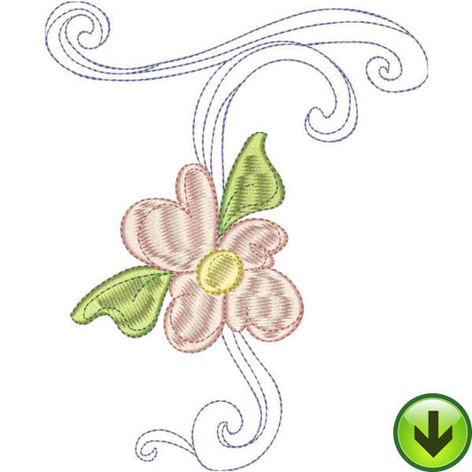 T Upper Case Embroidery Design | DOWNLOAD