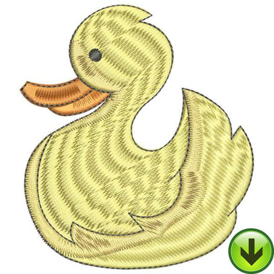 Rubber Duckie Embroidery Design | DOWNLOAD