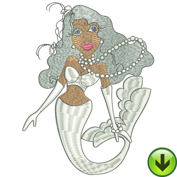 Mermaids Embroidery Machine Design Collection