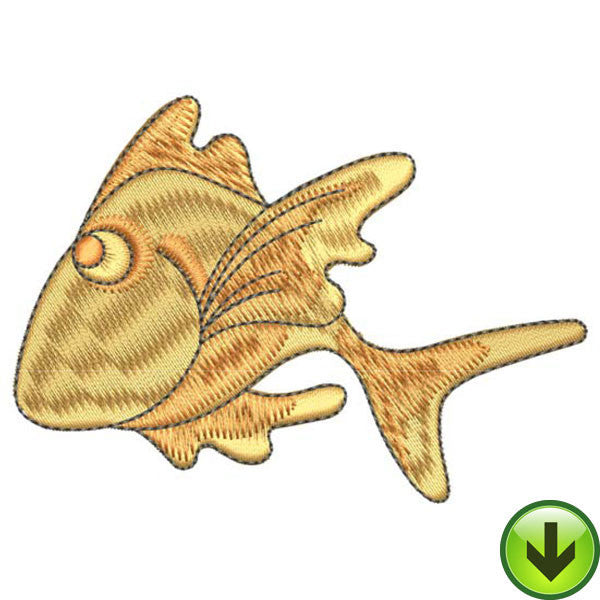 Happy Sweet Fish Embroidery Design | DOWNLOAD