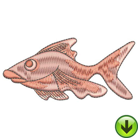 OESD Red Snapper Embroidery Design
