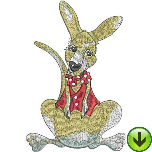 Roo Man Embroidery Design | DOWNLOAD