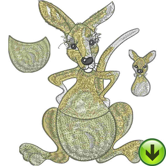 Roo Mom Embroidery Design | DOWNLOAD