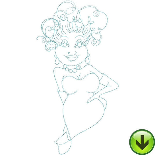 Keisha Embroidery Design | DOWNLOAD