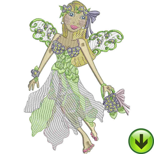 Cari Fairy Embroidery Design | DOWNLOAD