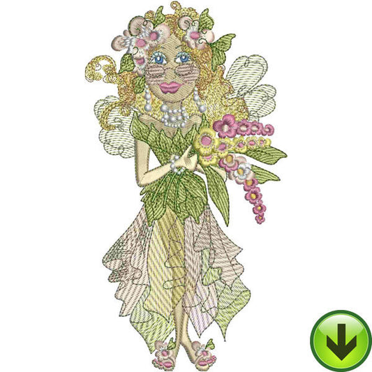 Hya Cynthia Fairy Embroidery Design | DOWNLOAD
