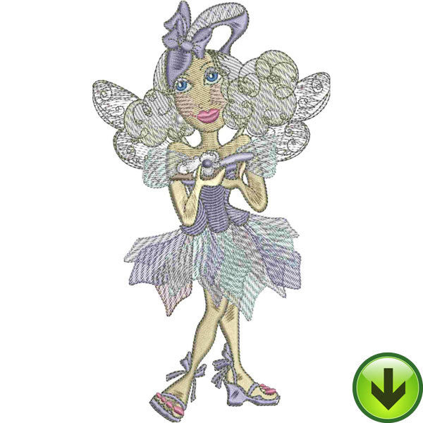 Shoe Fairy Embroidery Design | DOWNLOAD