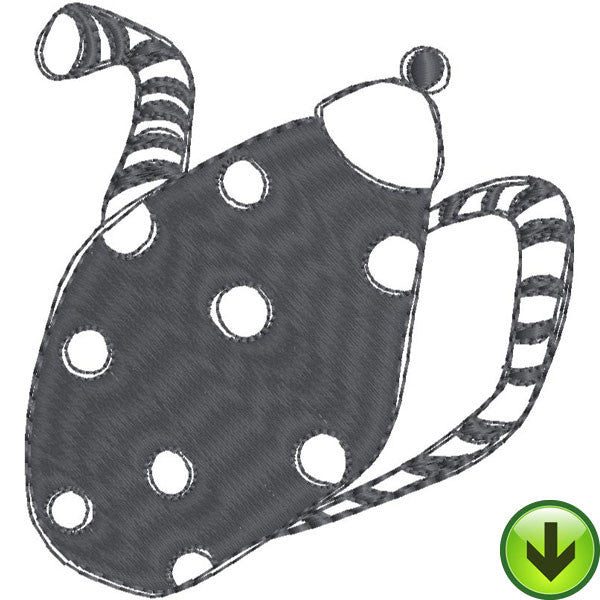 Stripe Dot Pot Fill 2 Full Embroidery Design | DOWNLOAD