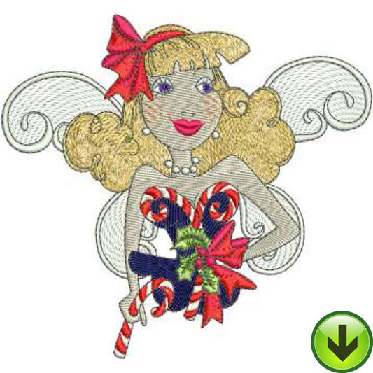 Fairy McCane Embroidery Design | DOWNLOAD