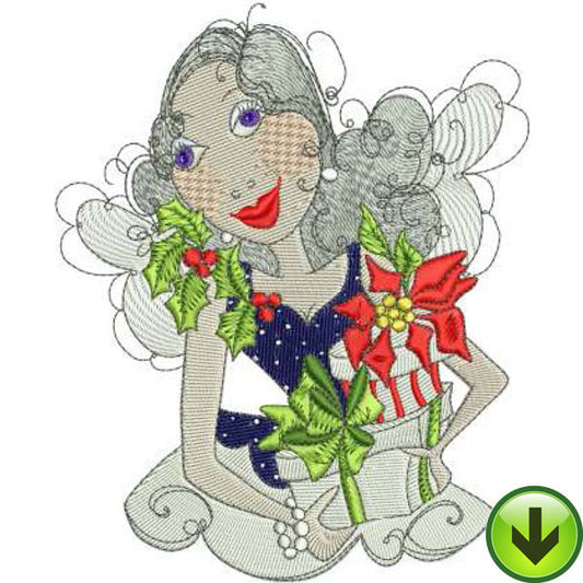 Fairy Special Delivery Embroidery Design | DOWNLOAD