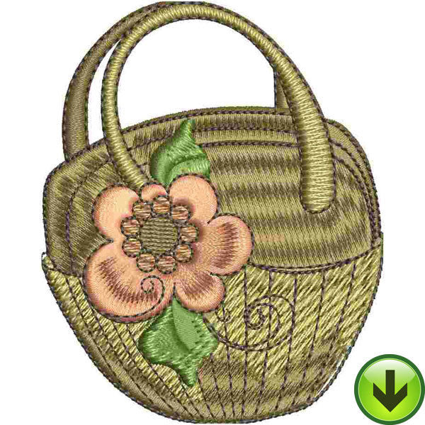 Brown Bag Embroidery Design | DOWNLOAD