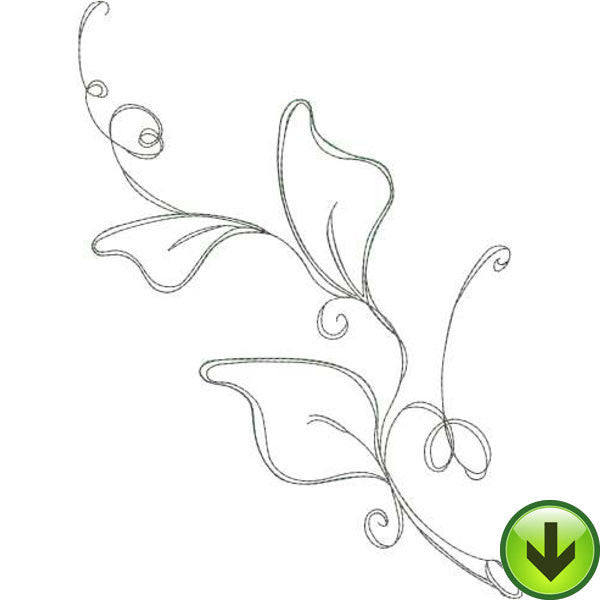 Tendril 2 Embroidery Design | DOWNLOAD