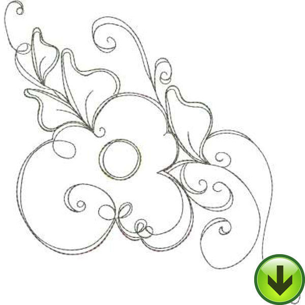 Frilly Flowers 2 Embroidery Machine Design Collection